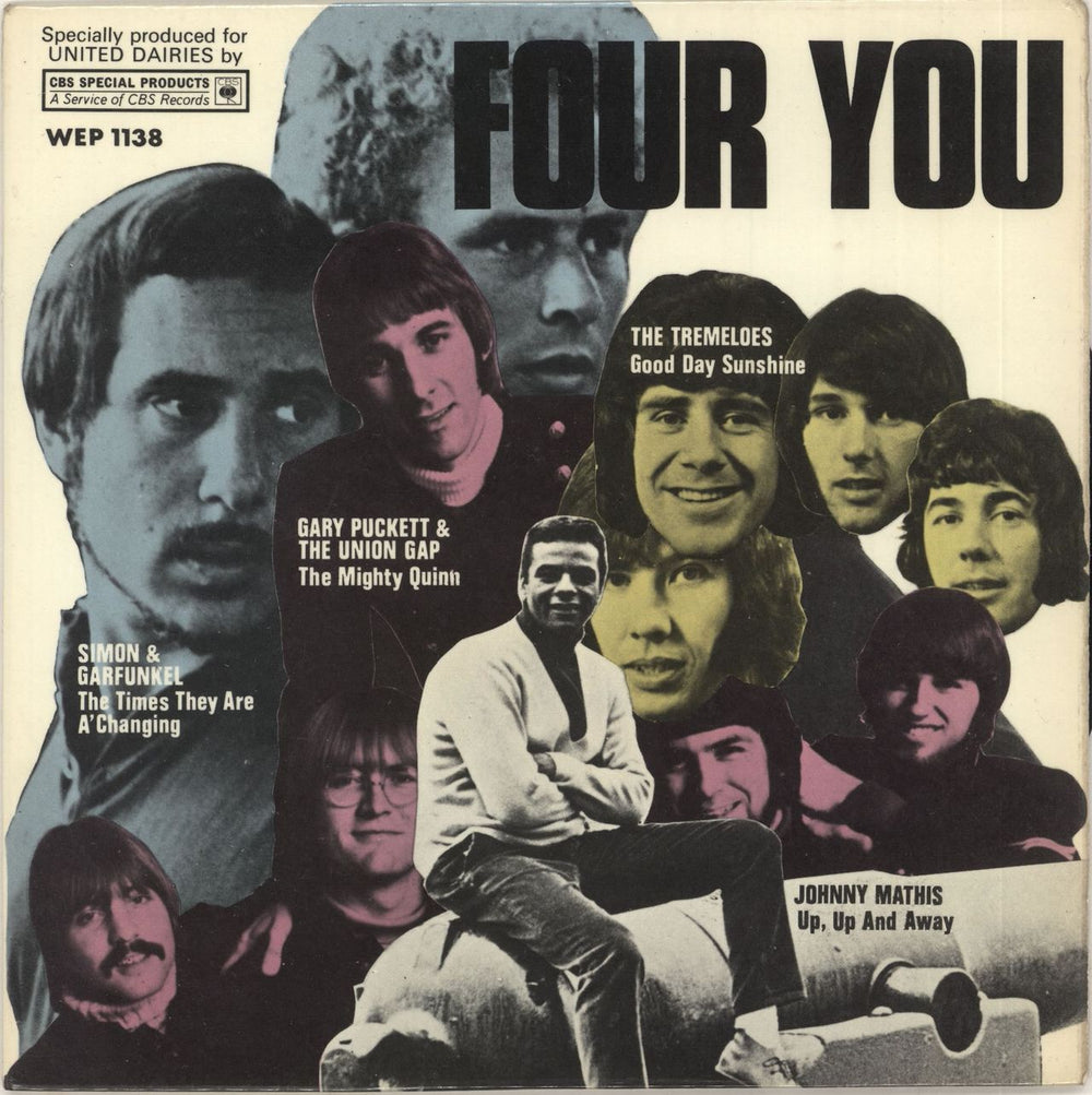 Various-60s & 70s CBS Special Products EP - P/s UK 7" vinyl single (7 inch record / 45) WEP1138