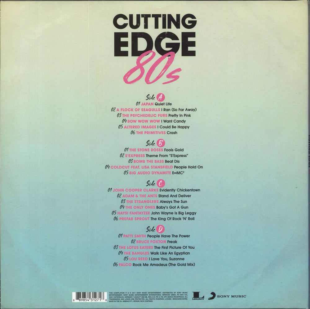 Various Artists Cutting Edge 80s [The Alternative Sound Of A Decade] UK 2-LP vinyl record set (Double LP Album) 889854312718