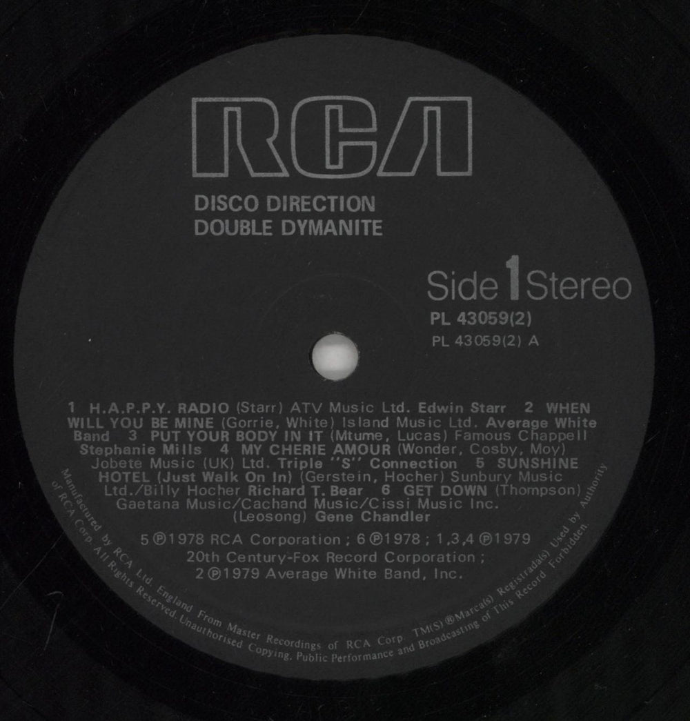 Various Artists Disco Direction Double Dynamite UK vinyl LP album (LP record) VARLPDI631170