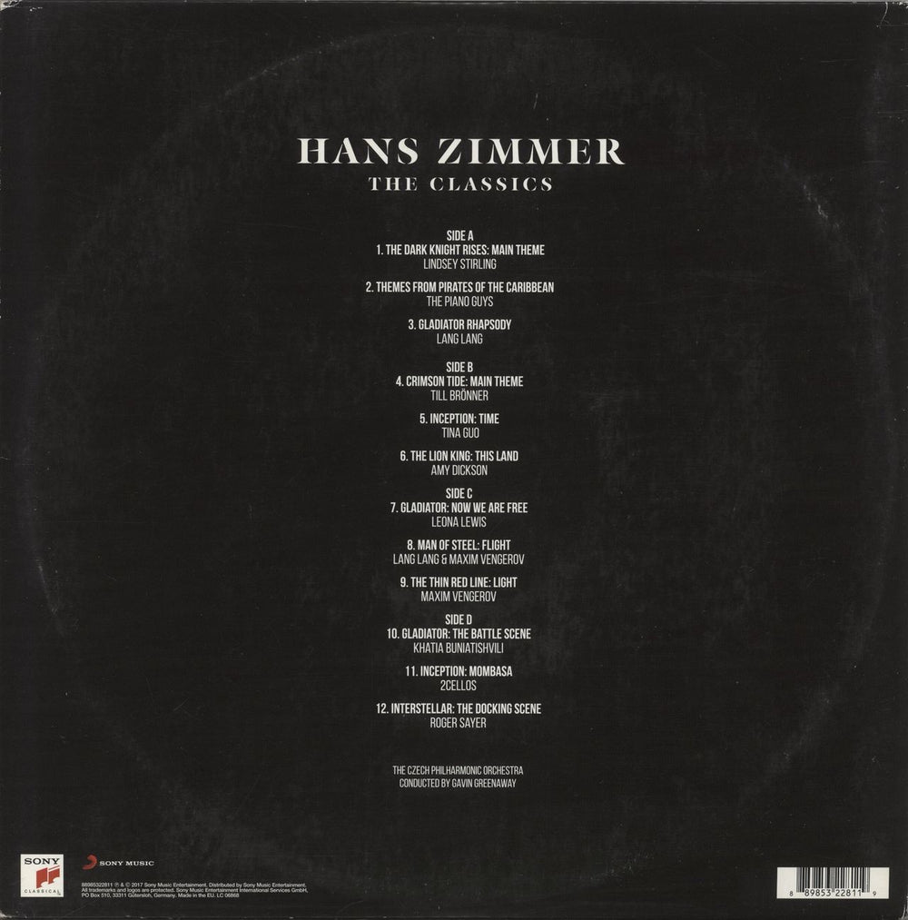 Various Artists Hans Zimmer – The Classics German vinyl LP album (LP record) 889853228119