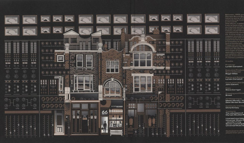 Various Artists Sonic Highlights Volume One: From The Olympic Sound Studios 1966-2009- 180g - Numbered UK vinyl LP album (LP record)