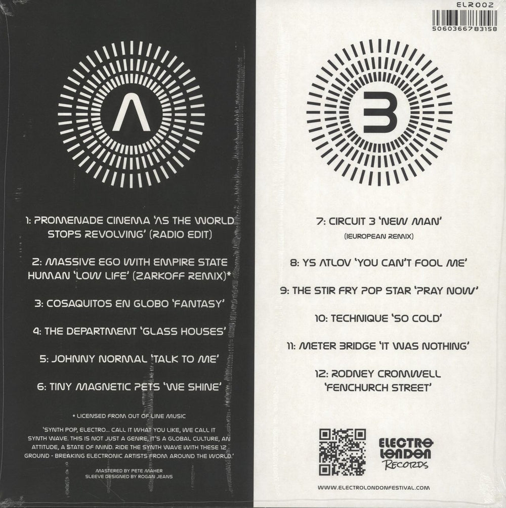 Various Artists Synth Wave - Volume 1 UK vinyl LP album (LP record) 5060366783158