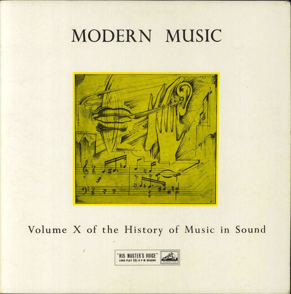 Various-Classical & Orchestral Modern Music (Volume X Of The History Of Music In Sound) UK 2-LP vinyl record set (Double LP Album) HLP26/27