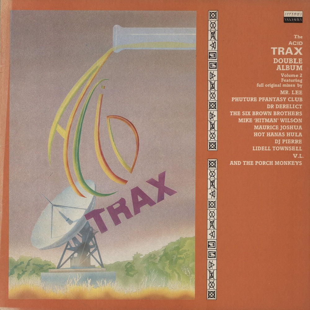 Various-Dance Acid Trax Volume 2 UK 2-LP vinyl record set (Double LP Album) DRUG2