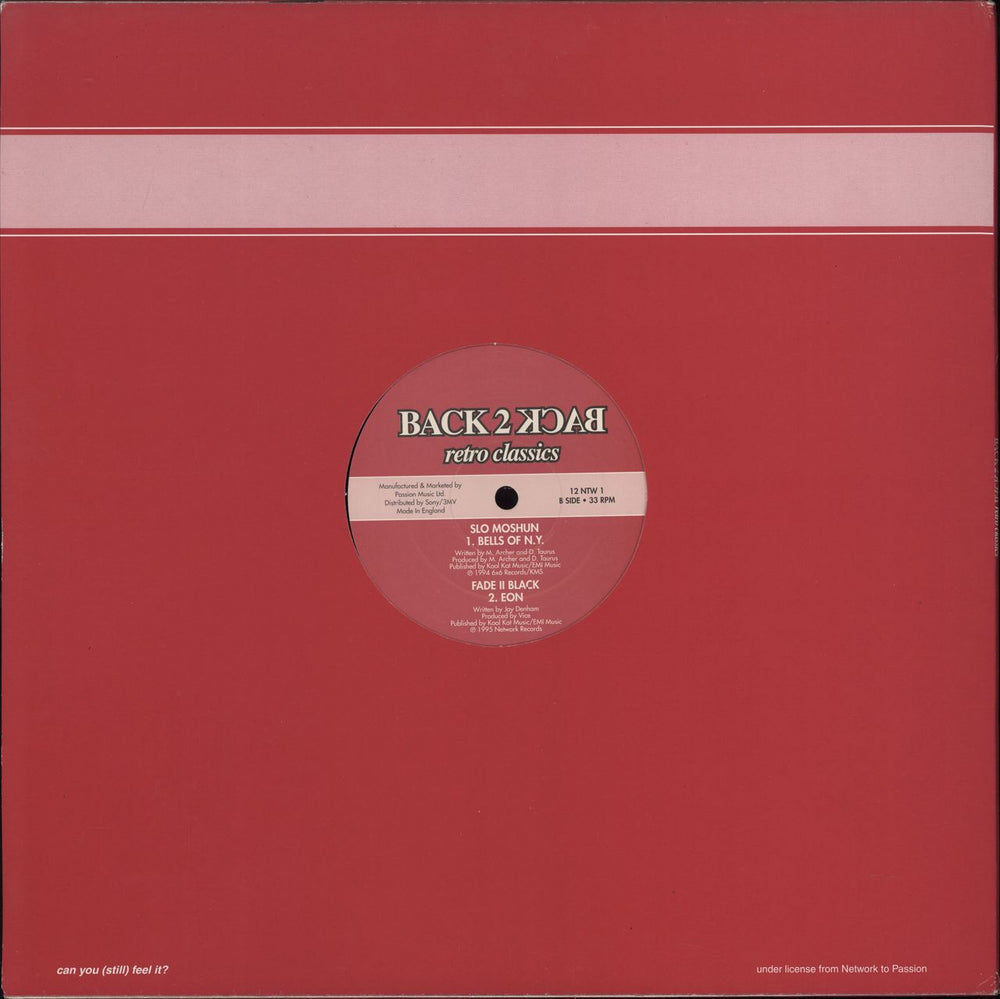 Various-Dance Back 2 Back Retro Classics UK 12" vinyl single (12 inch record / Maxi-single) 5013993810162