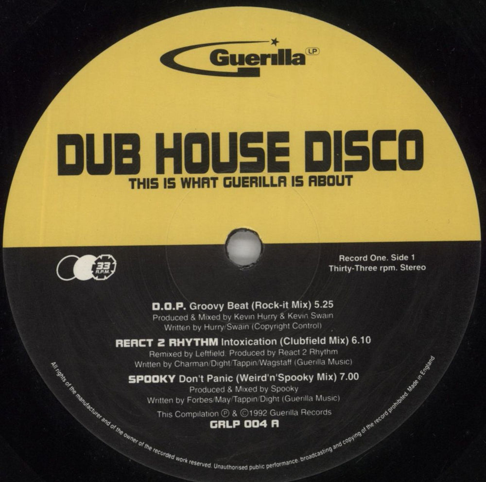 Various-Dance Dub House Disco UK 2-LP vinyl record set (Double LP Album) D.V2LDU862130