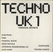 Various-Dance Techno UK 1 UK vinyl LP album (LP record) WRRLP005