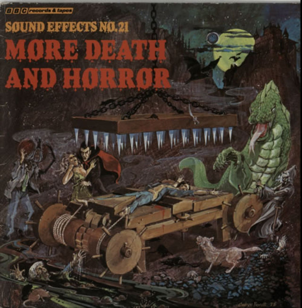 Various-Film, Radio, Theatre & TV Sound Effects Vol.21 - More Death & Horror UK vinyl LP album (LP record) REC340