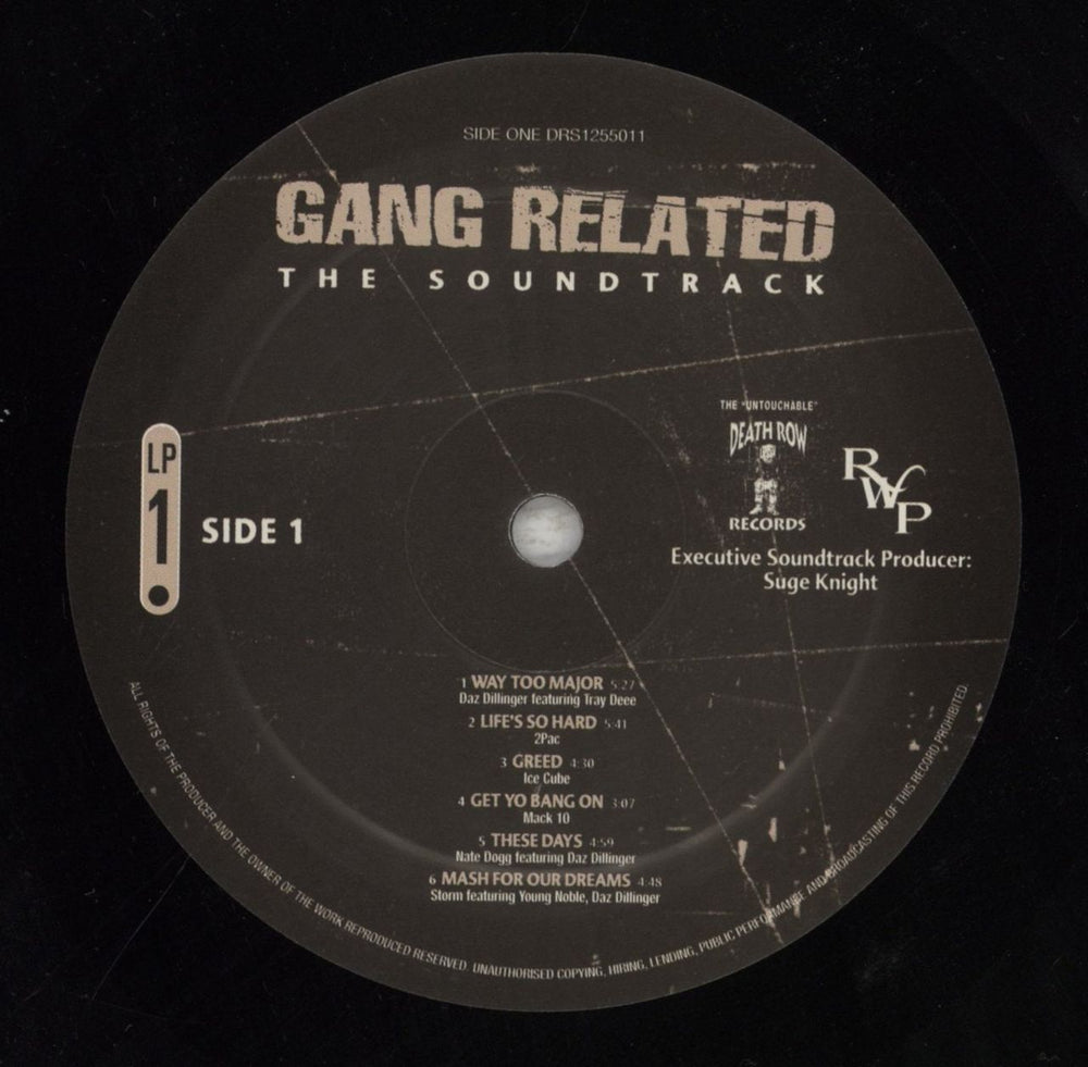 Various-Hip Hop & Rap Gang Related - The Soundtrack UK 2-LP vinyl record set (Double LP Album) VB62LGA853978