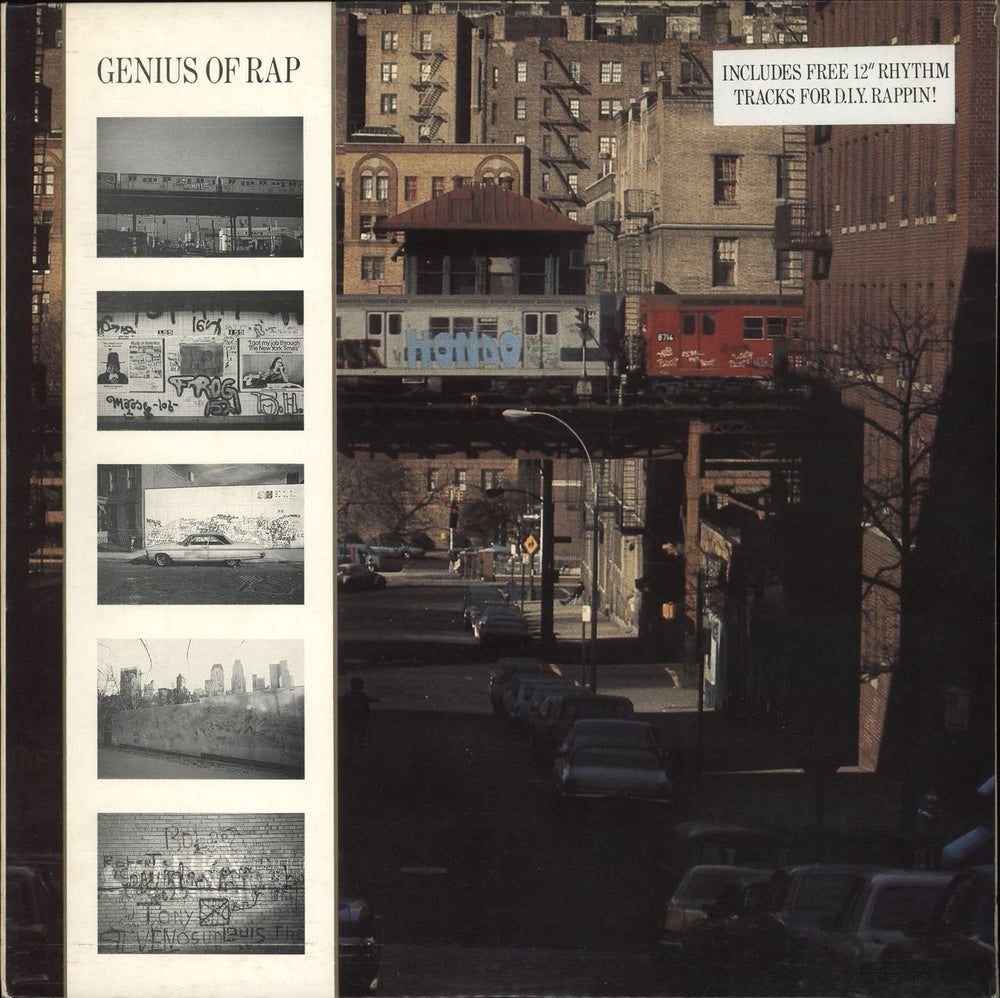 Various-Hip Hop & Rap Genius Of Rap + Bonus 12" UK 2-LP vinyl record set (Double LP Album) ISSP4007