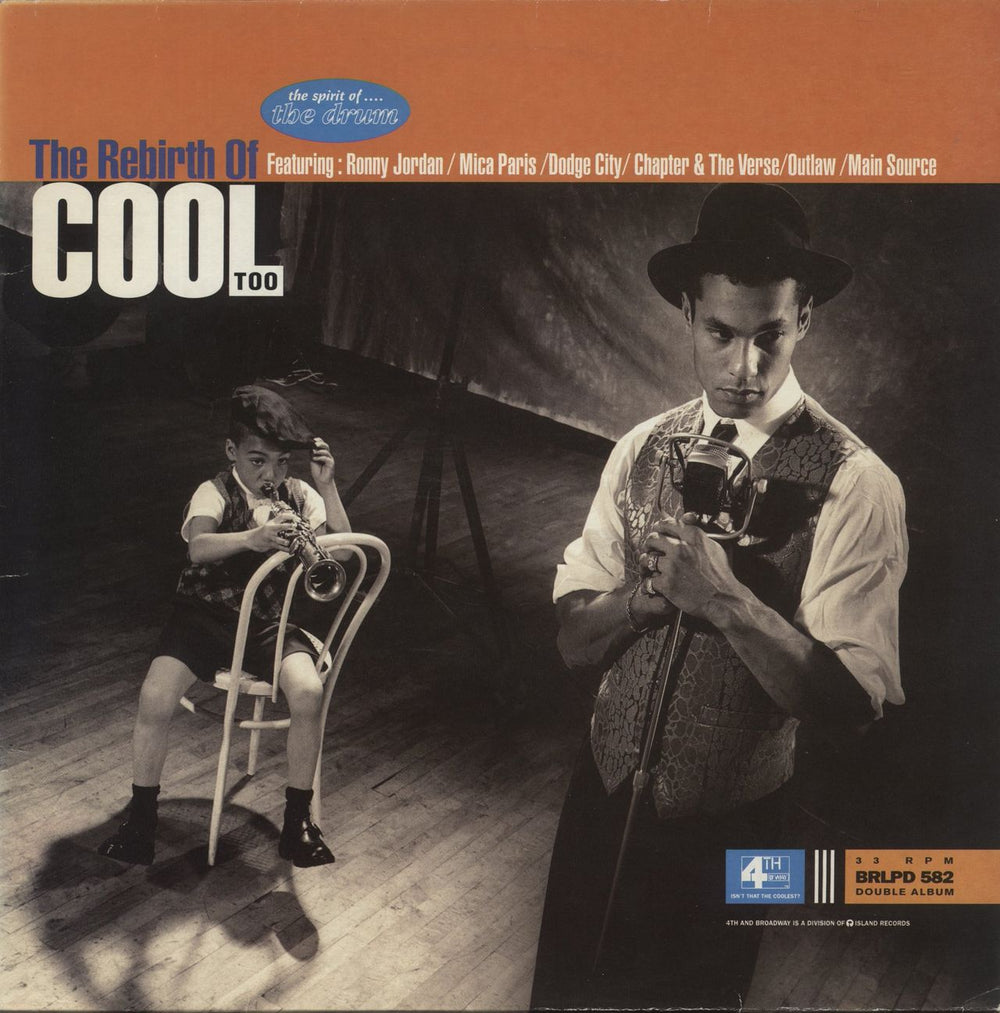 Various-Hip Hop & Rap The Rebirth Of Cool Too UK 2-LP vinyl record set (Double LP Album) BRLPD582