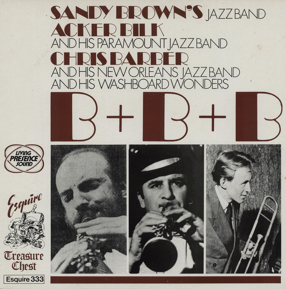 Various-Jazz B + B + B UK vinyl LP album (LP record) ESQ(S)333