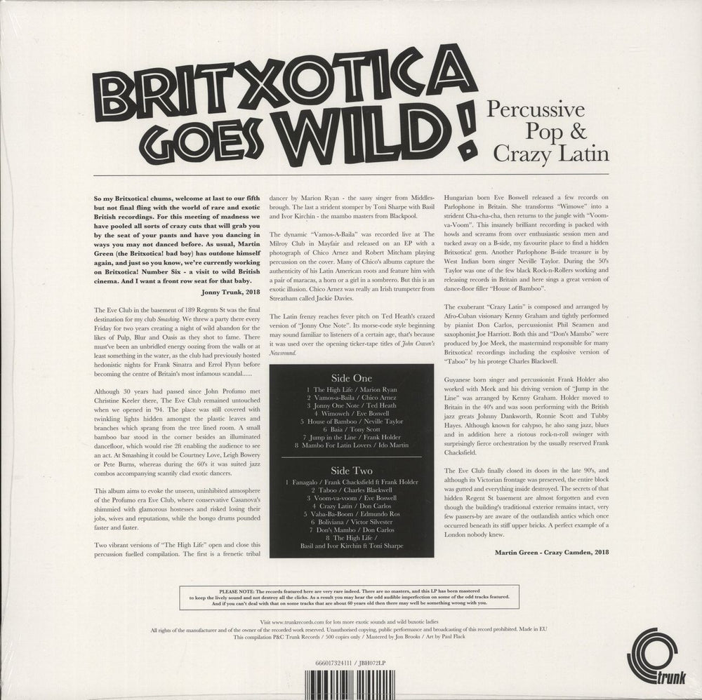 Various-Jazz Britxotica Goes Wild! - Sealed UK vinyl LP album (LP record) 666017324111