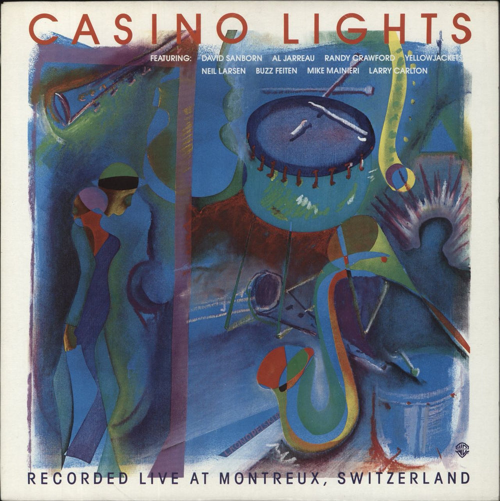 Various-Jazz Casino Lights US vinyl LP album (LP record) 23718-1