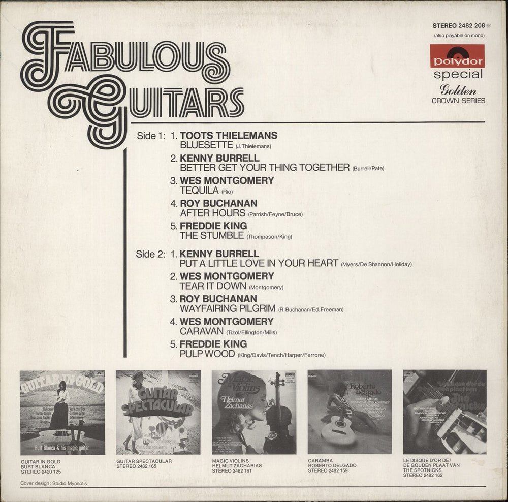 Various-Jazz Fabulous Guitars Belgian vinyl LP album (LP record)