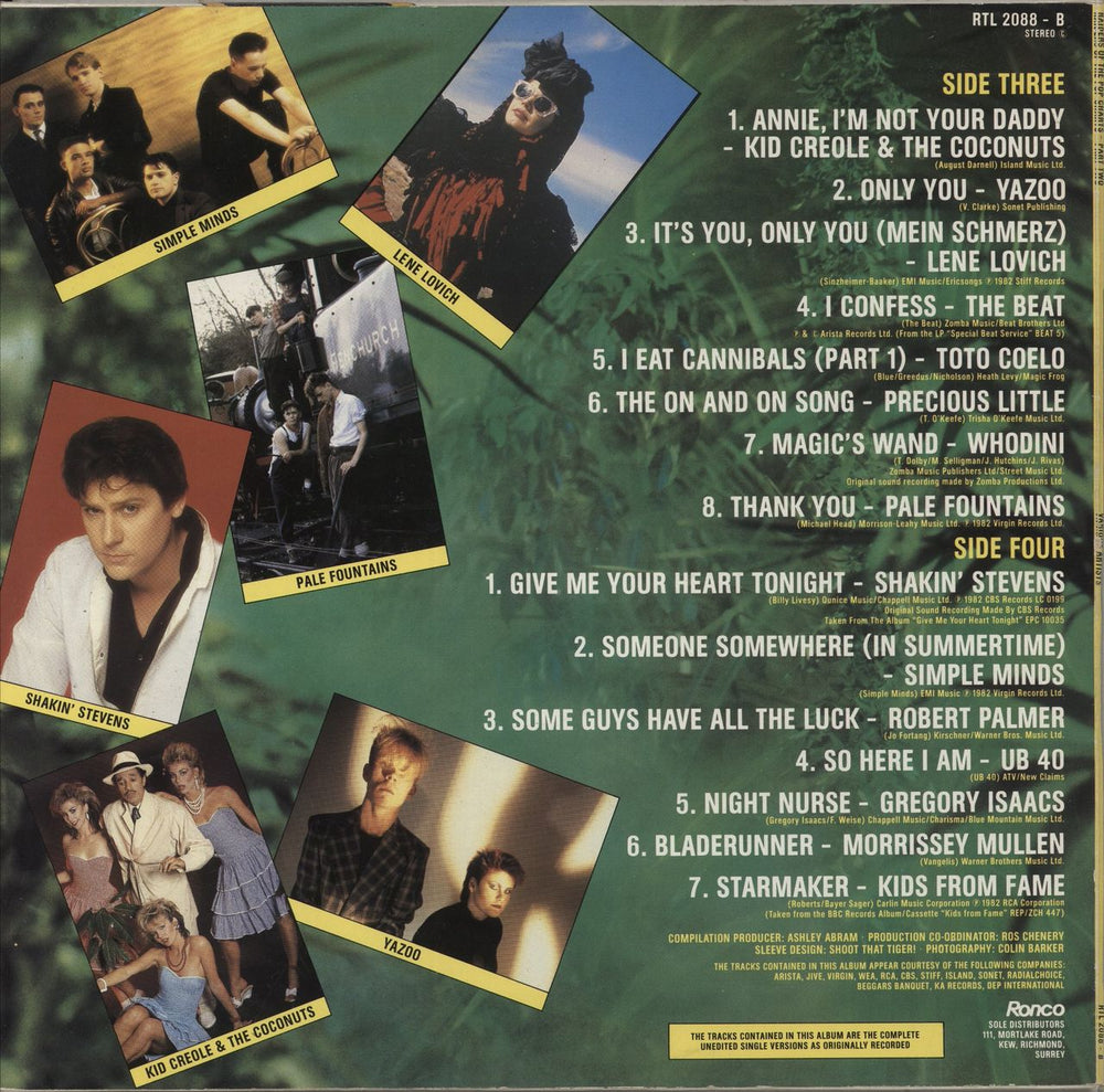 Various-Pop Raiders Of The Pop Charts - Parts 1 & 2 UK 2-LP vinyl record set (Double LP Album) 1982