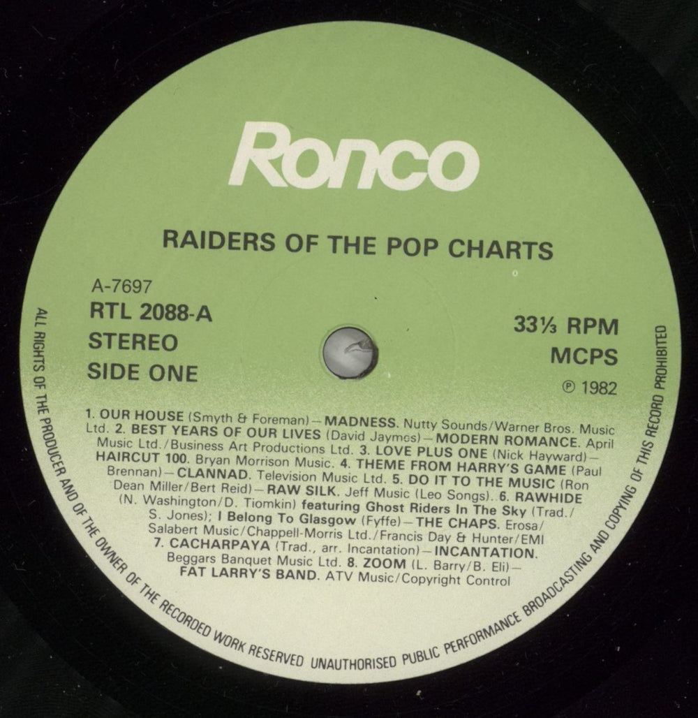 Various-Pop Raiders Of The Pop Charts - Parts 1 & 2 UK 2-LP vinyl record set (Double LP Album) 7VA2LRA492197