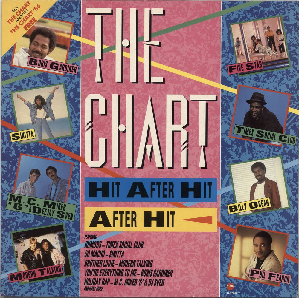 Various-Pop The Chart / The Chart '86 UK 2-LP vinyl record set (Double LP Album) STAR2278