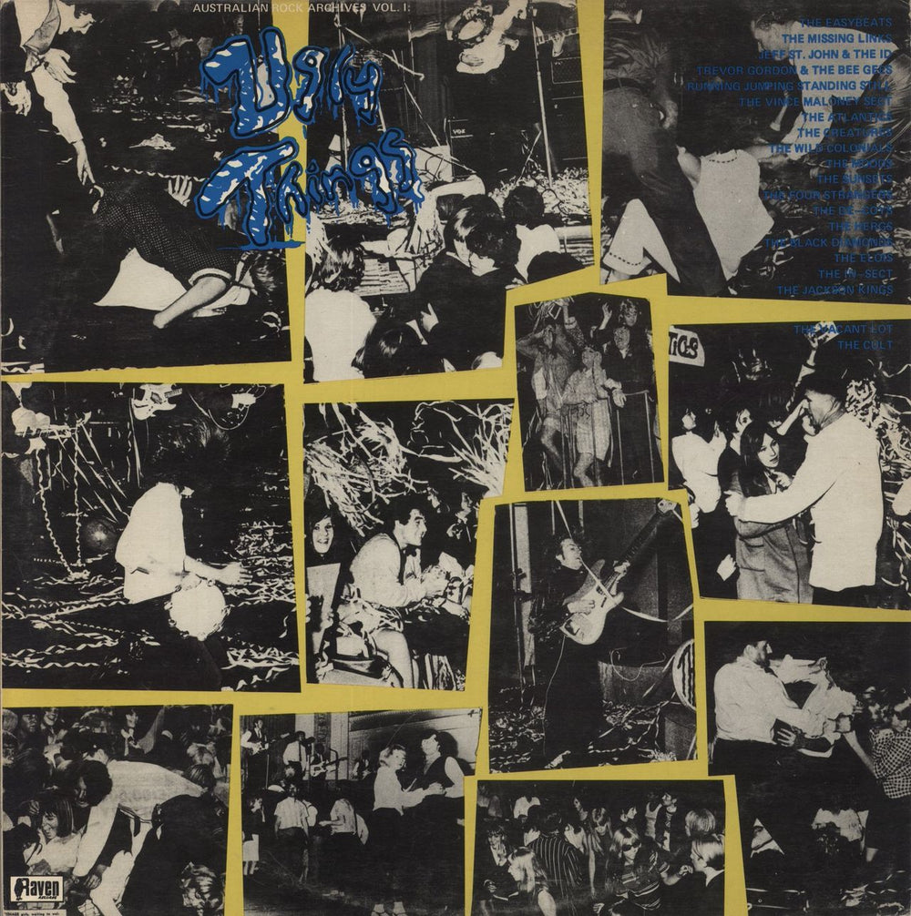 Various-Pop Ugly Things [Australian Rock Archives Vol. 1] Australian vinyl LP album (LP record) RVLP-02