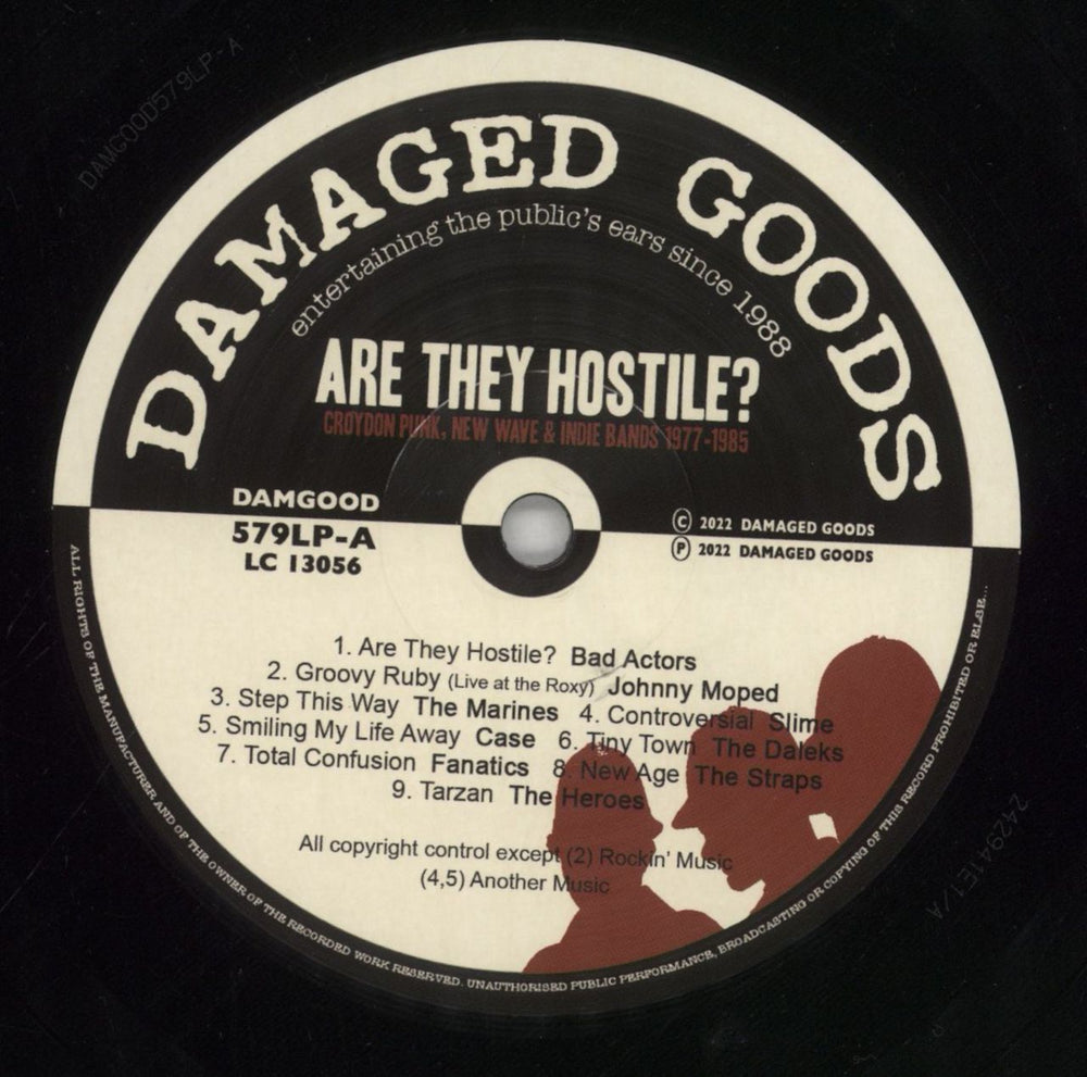 Various-Punk & New Wave Are They Hostile? - Croydon Punk, New Wave & Indie Bands 1977-1985 UK vinyl LP album (LP record) PVALPAR859549