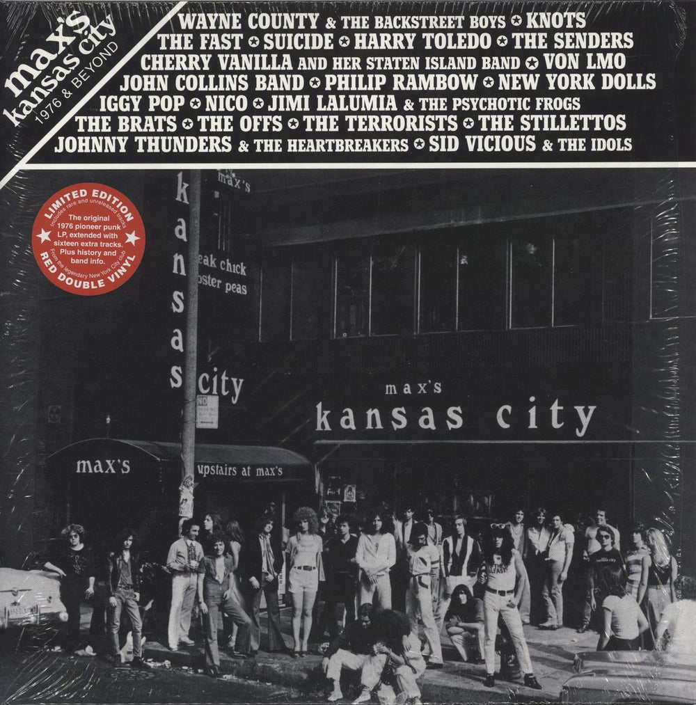 Various-Punk & New Wave Max's Kansas City 1976 & Beyond - RSD17 - Red Vinyl - Shrink UK 2-LP vinyl record set (Double LP Album) FREUDLP121
