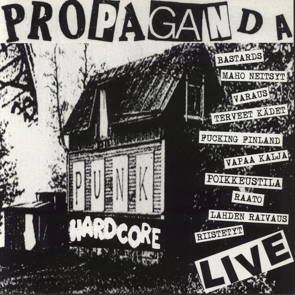 Various-Punk & New Wave Propaganda Live German vinyl LP album (LP record) ASSI010