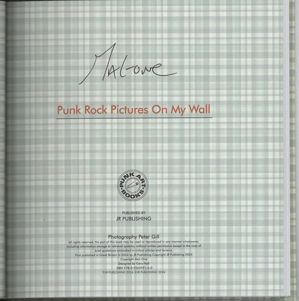 Various-Punk & New Wave Punk Rock Pictures On My Wall (Punk Rock Bedrooms) - Autographed UK book 9780956999160