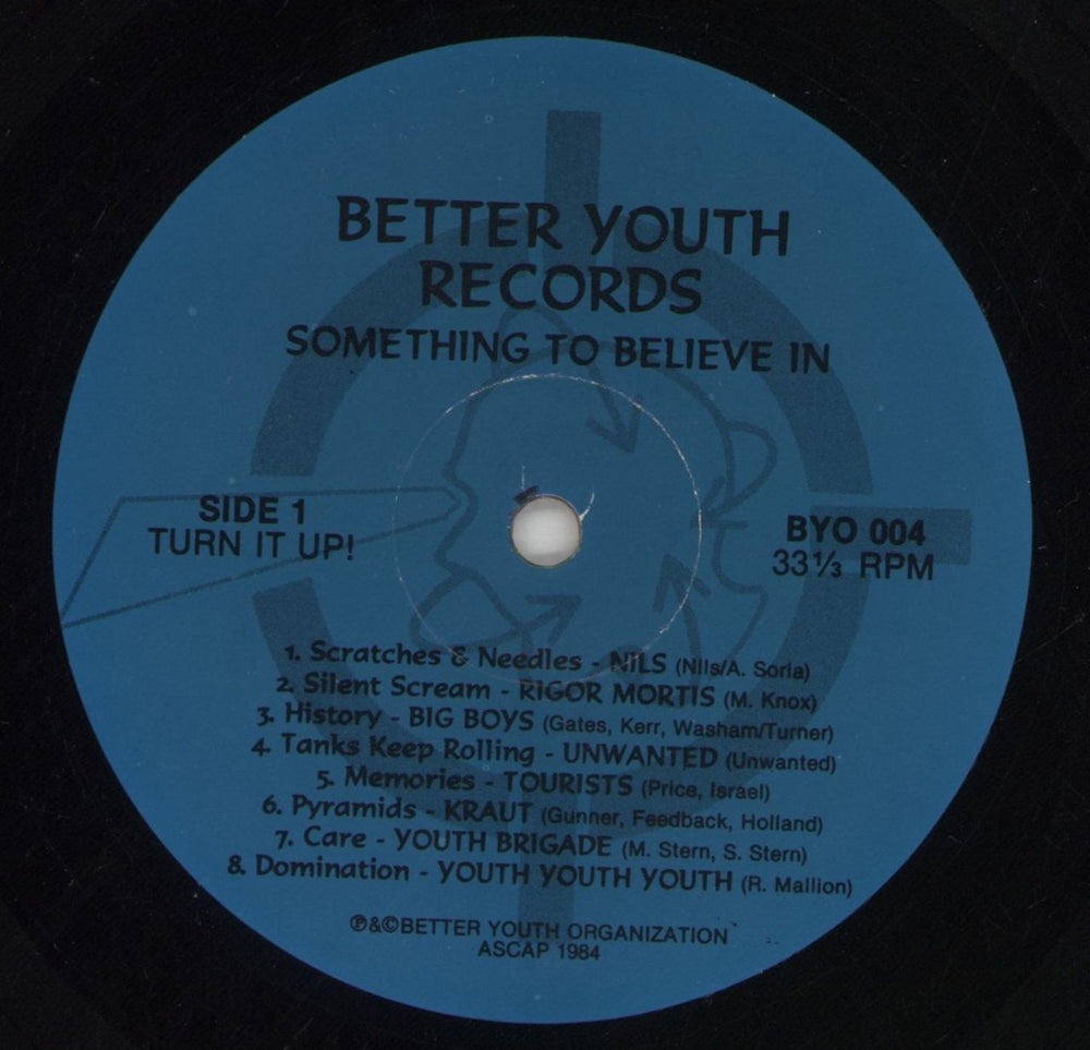 Various-Punk & New Wave Something To Believe In US vinyl LP album (LP record) PVALPSO860549
