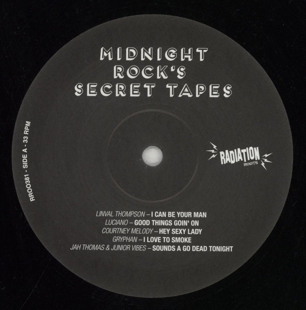 Various-Reggae & Ska Midnight Rock's Secret Tapes Italian vinyl LP album (LP record) V-ALPMI850401