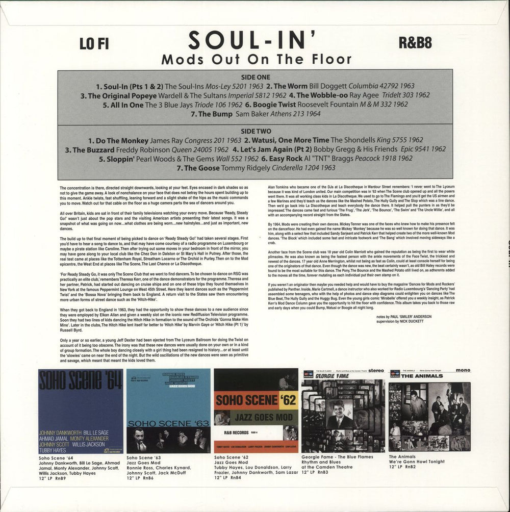 Various-Soul & Funk Mods Out On The Floor Soul-In' UK vinyl LP album (LP record)