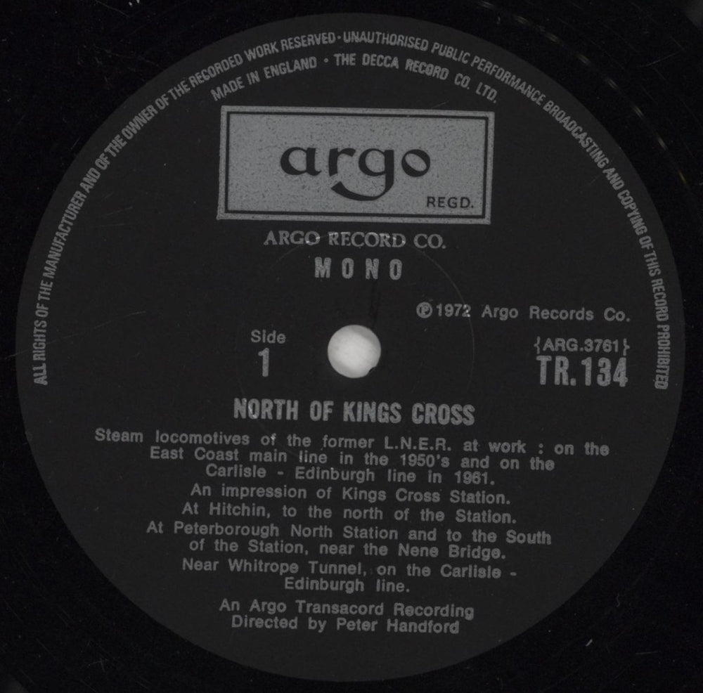 Various-Trains North Of Kings Cross UK vinyl LP album (LP record) V-TLPNO684412