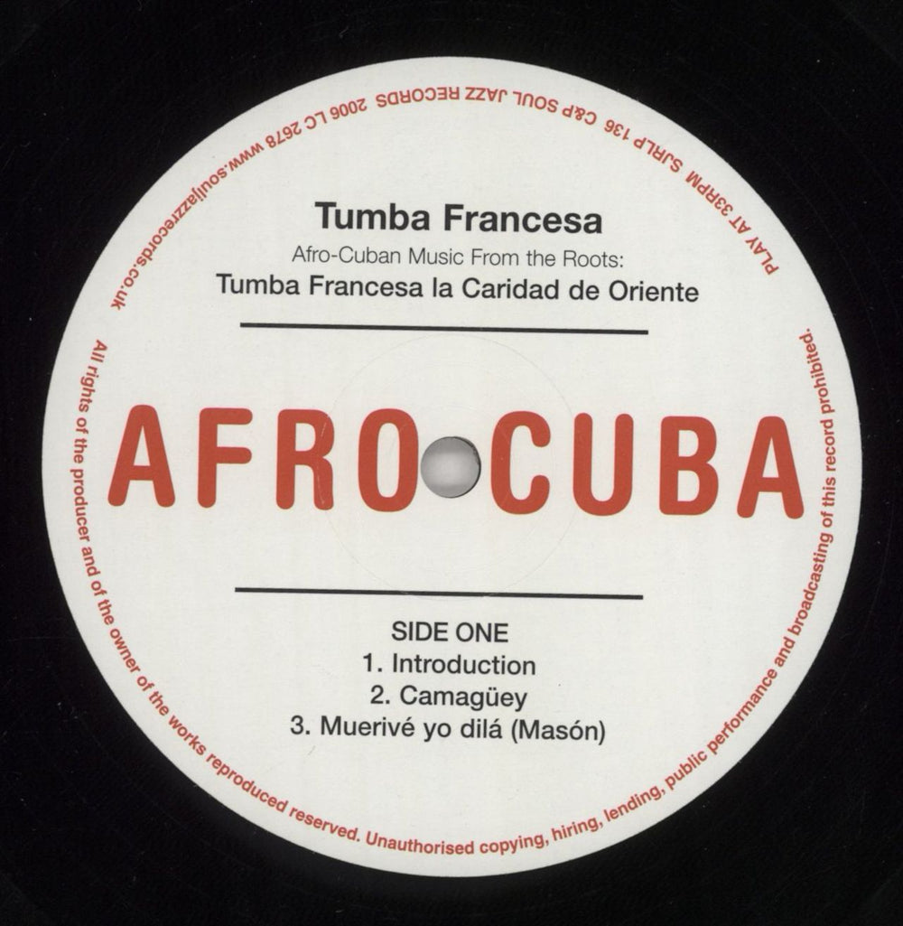 Various-World Music Afro-Cuban Music From The Roots UK 2-LP vinyl record set (Double LP Album) VRW2LAF849038