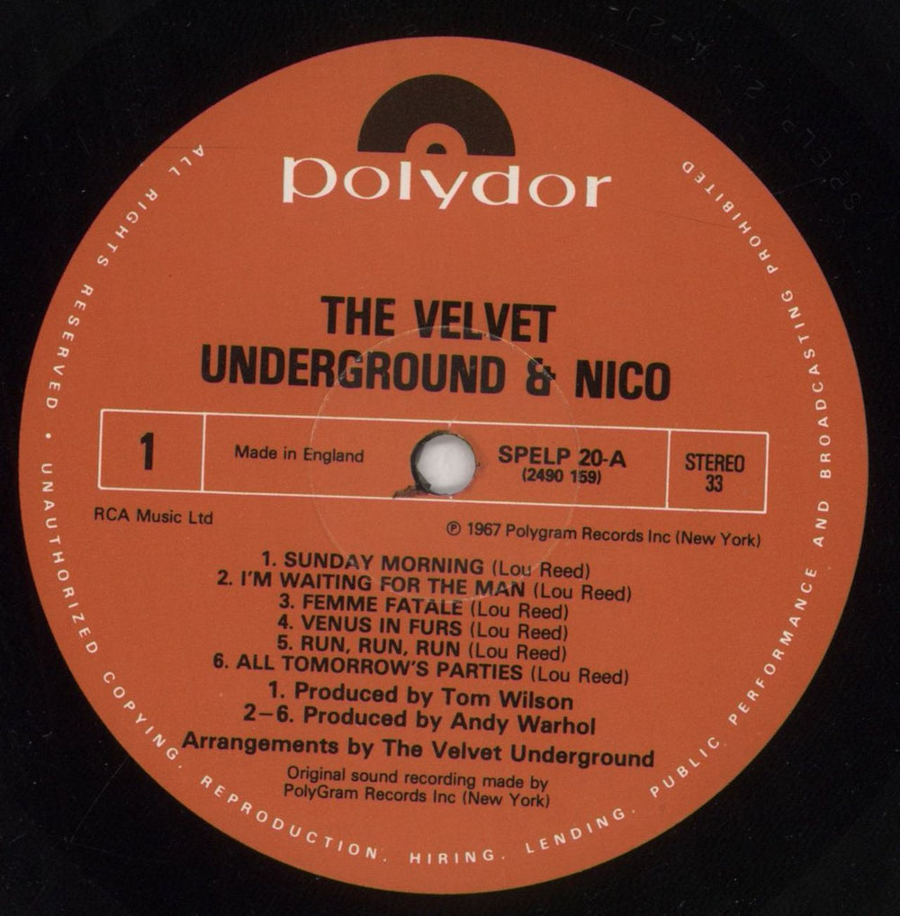 Velvet Underground The Velvet Underground & Nico UK vinyl LP album (LP record) VUNLPTH230251