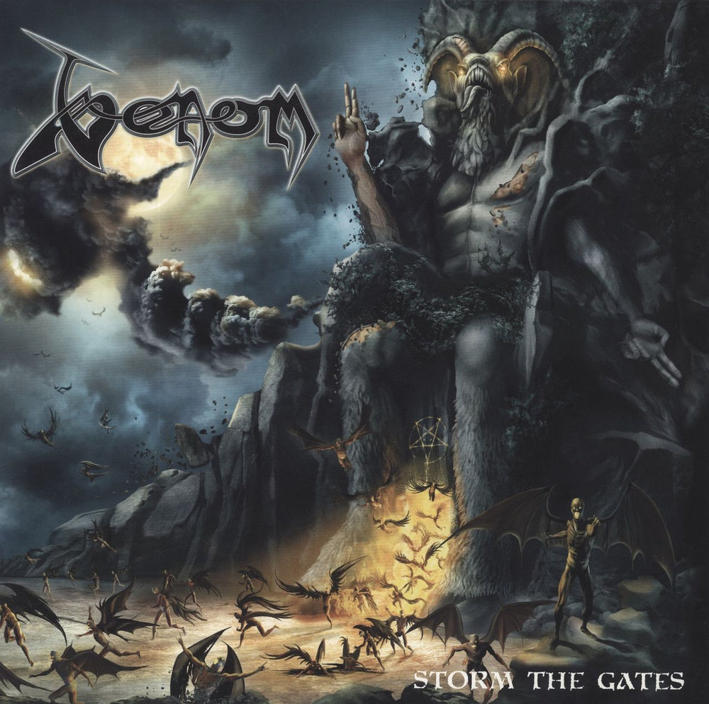 Venom Storm The Gates UK picture disc LP (vinyl picture disc album) SPINE733485