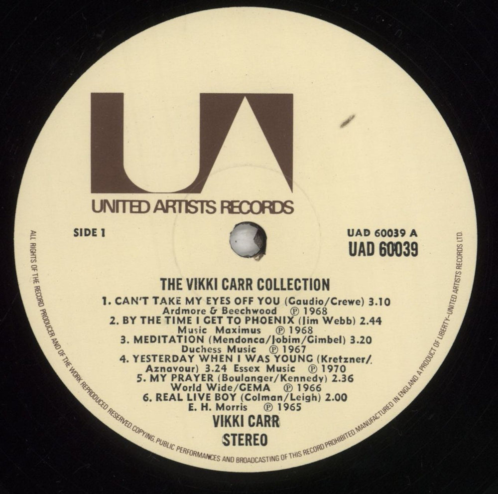 Vikki Carr The Vikki Carr Collection UK 2-LP vinyl record set (Double LP Album) VKC2LTH443042