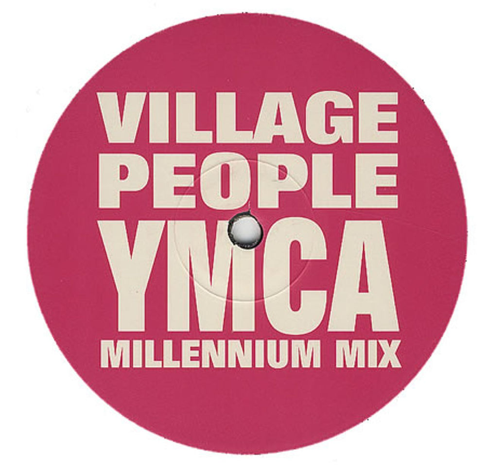 Village People YMCA Millennium Mix UK Promo 12" vinyl single (12 inch record / Maxi-single) WRASP002