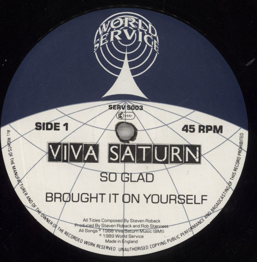 Viva Saturn Viva Saturn UK 12" vinyl single (12 inch record / Maxi-single) 8V012VI856560