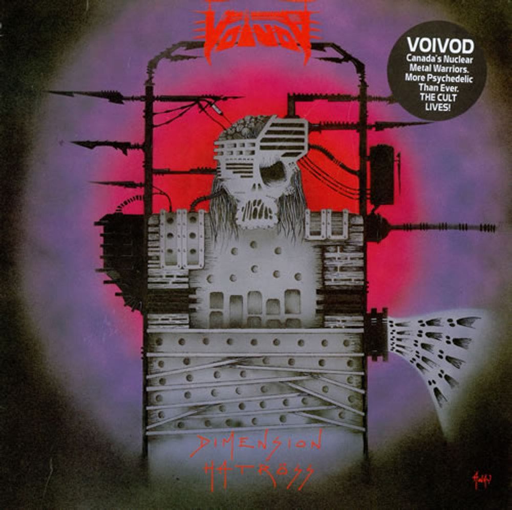 Voivod Dimension Hatröss German vinyl LP album (LP record) N0106-1