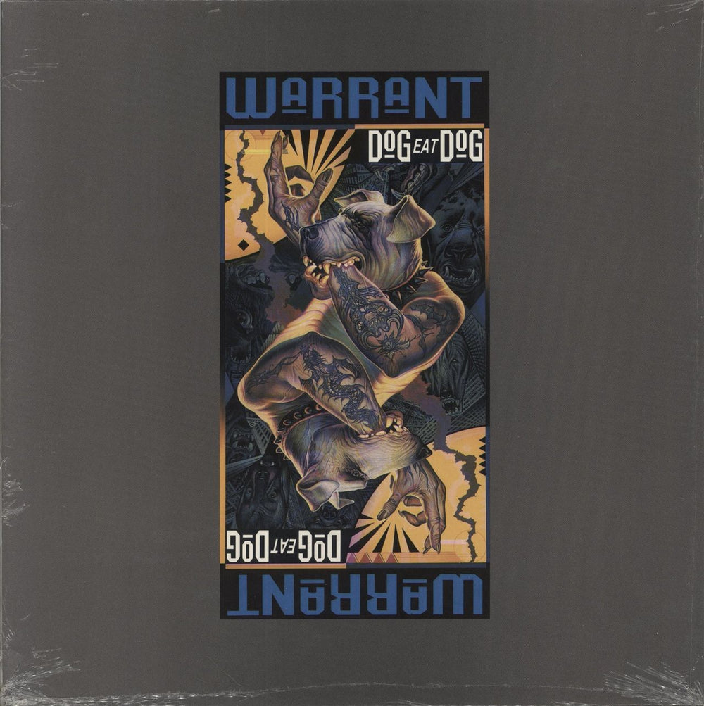 Warrant Dog Eat Dog - Shrink Dutch vinyl LP album (LP record) 4720331