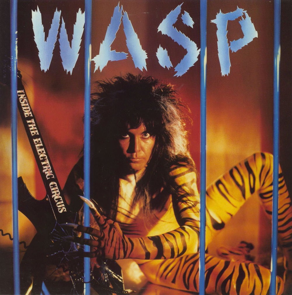 WASP Inside The Electric Circus UK vinyl LP album (LP record) EST2025