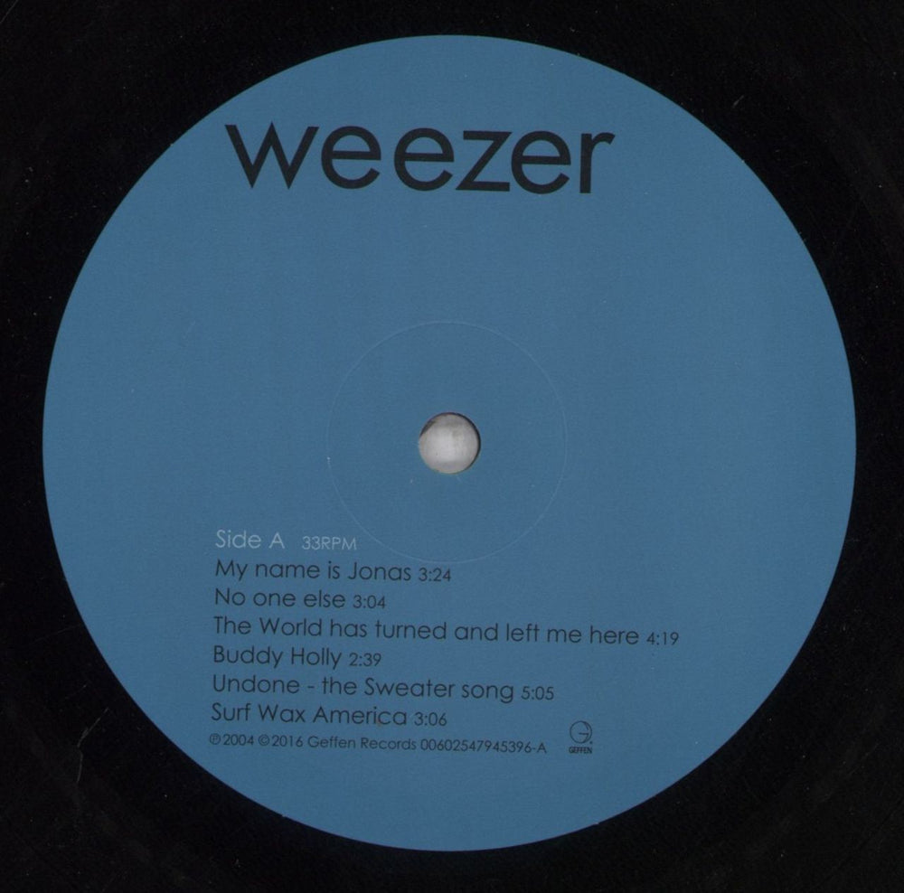 Weezer Weezer [The Blue Album] - 180gm UK vinyl LP album (LP record) WEELPWE845366