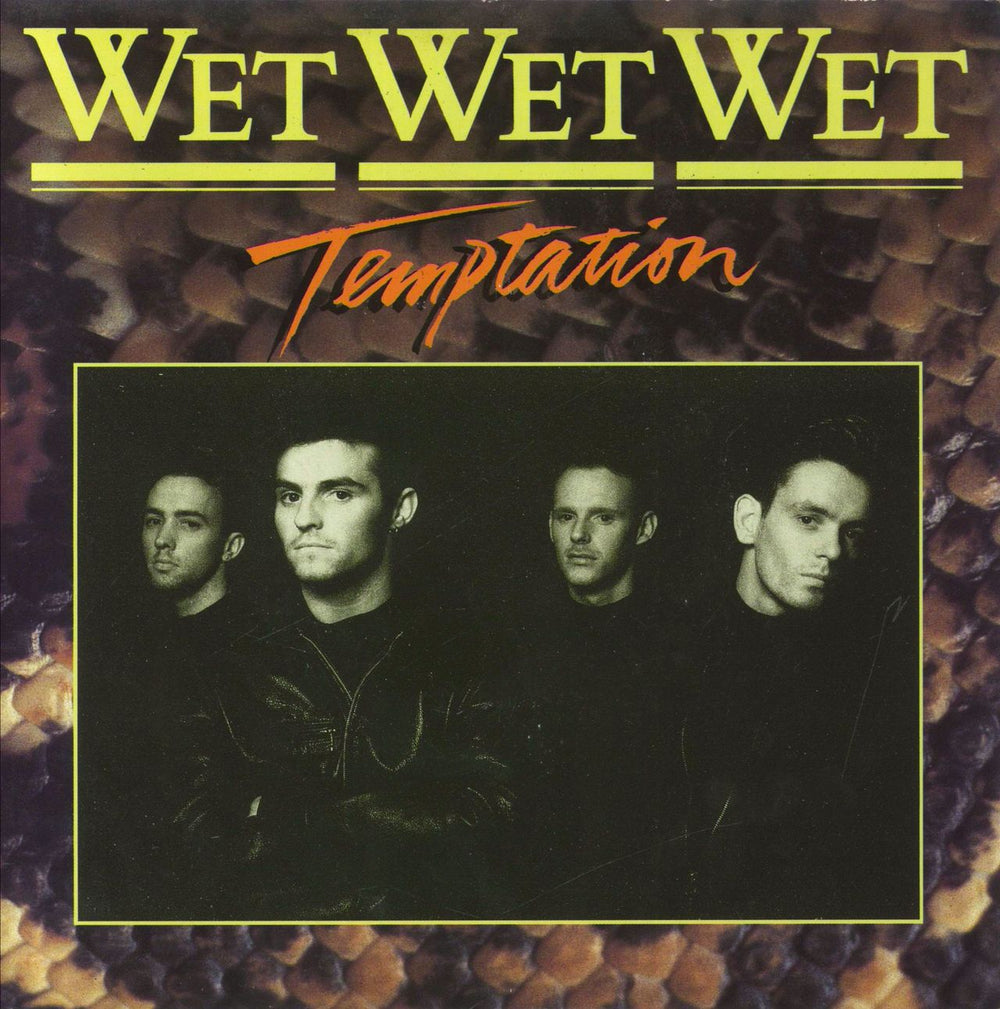 Wet Wet Wet Temptation UK 7" vinyl single (7 inch record / 45) JEWEL7