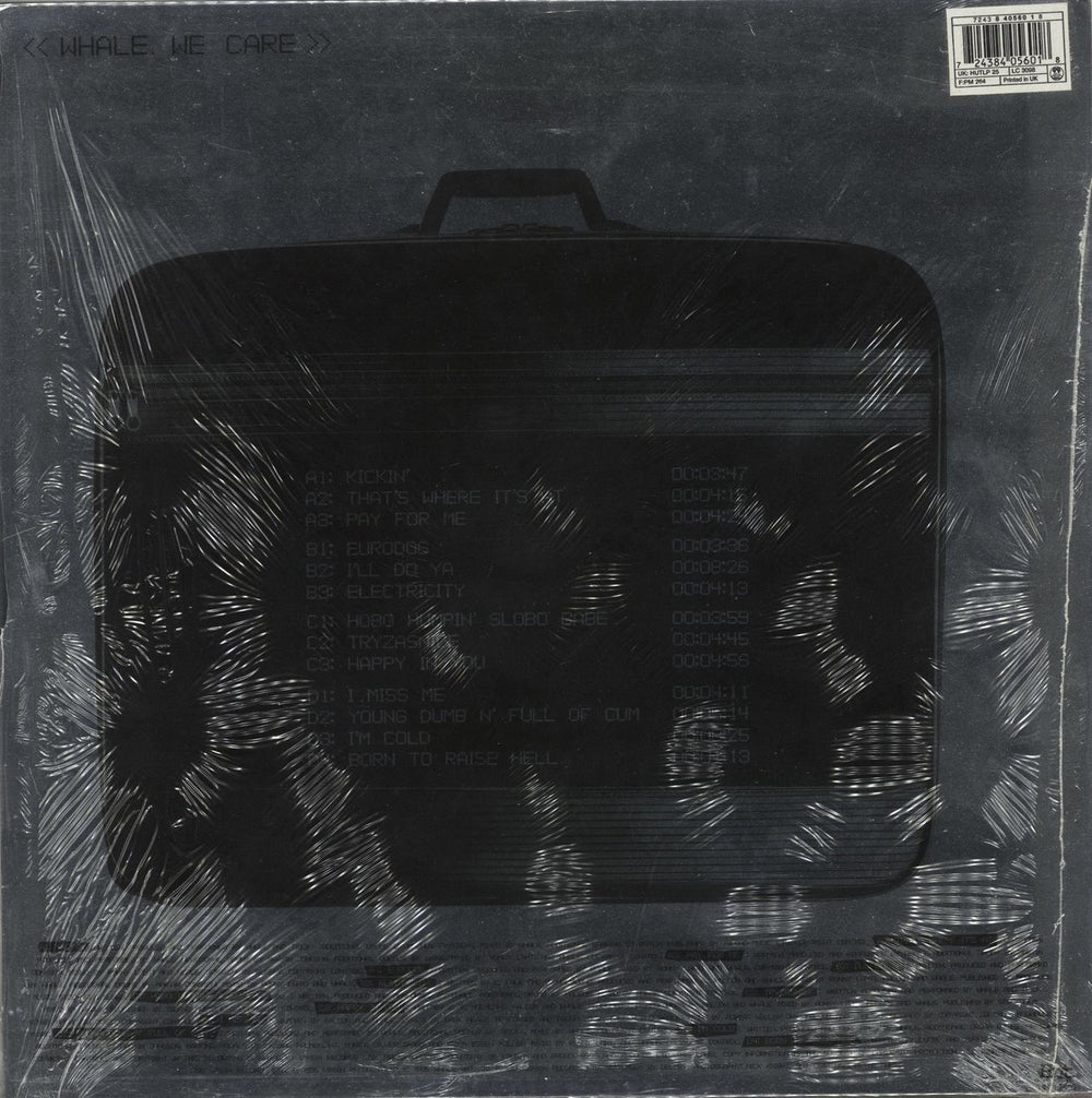 Whale We Care - Metallic P/S UK 2-LP vinyl record set (Double LP Album) 724384056018