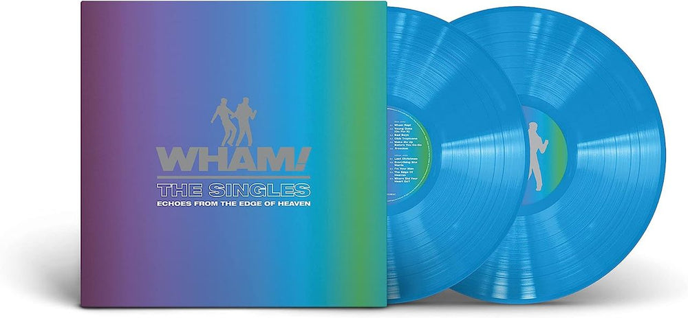 Wham The Singles: Echoes From The Edge Of Heaven - Bright Blue Vinyl - Sealed UK 2-LP vinyl record set (Double LP Album) 196587116712