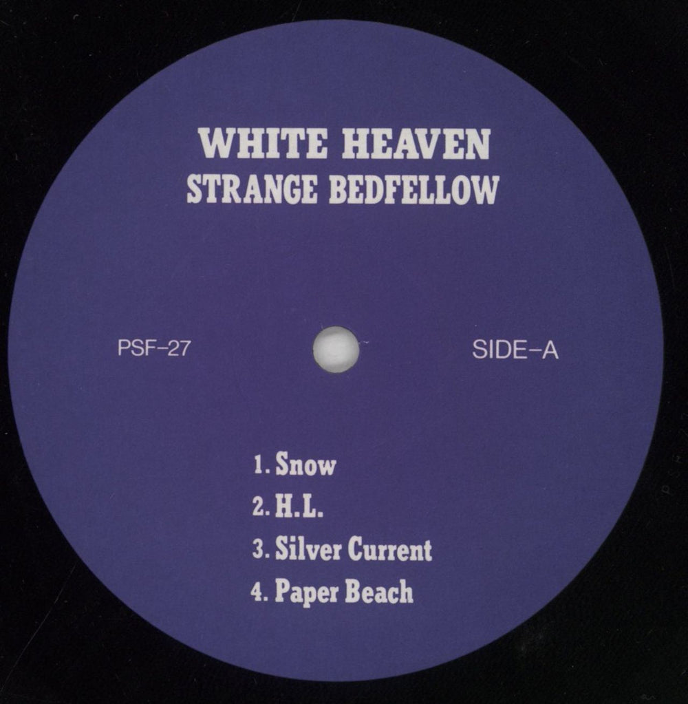 White Heaven Strange Bedfellow Japanese vinyl LP album (LP record) WHHLPST853755