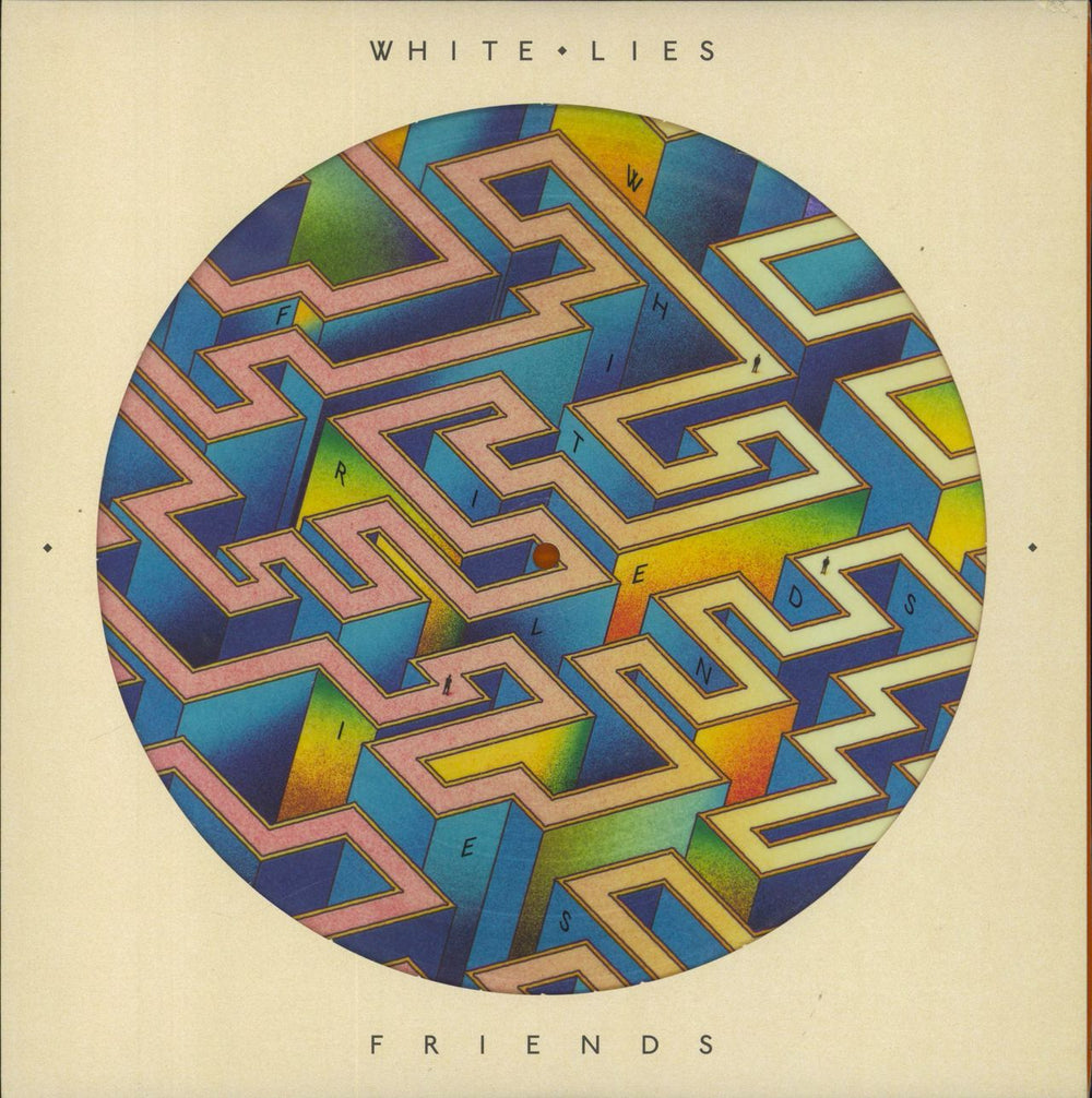 White Lies Friends UK picture disc LP (vinyl picture disc album) 538230441