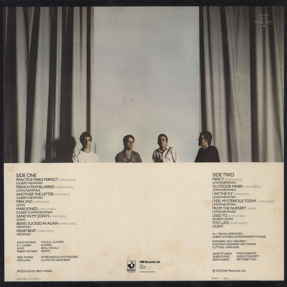 Wire Chairs Missing - 1st - VG UK vinyl LP album (LP record)