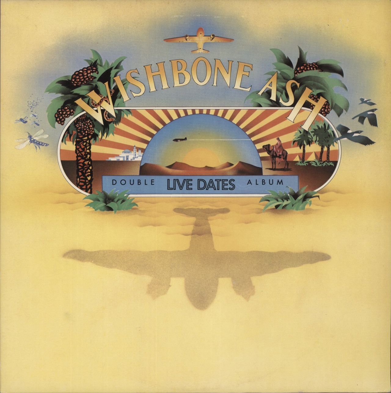 Wishbone Ash Live Dates UK 2-LP vinyl record set (Double LP Album) MCSP254