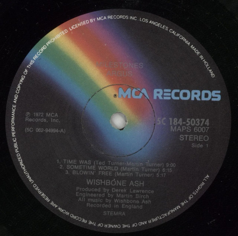 Wishbone Ash Milestones - Pilgrimage / Argus Dutch 2-LP vinyl record set (Double LP Album) WSH2LMI525096