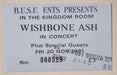 Wishbone Ash Number The Brave + ticket stub UK tour programme WSHTRNU781835